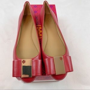 Tory Burch New Chase Ballet Nappa Leather flats